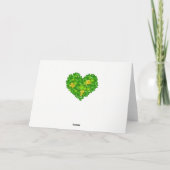 Happy St. Patrick's Day Pot of Gold en Rainbow Kaart (Achterkant)