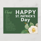 Happy St. Patrick's Day Prayer Briefkaart (Voorkant)