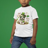 Happy St. Patrick's Day Puppy Kinder Shirts