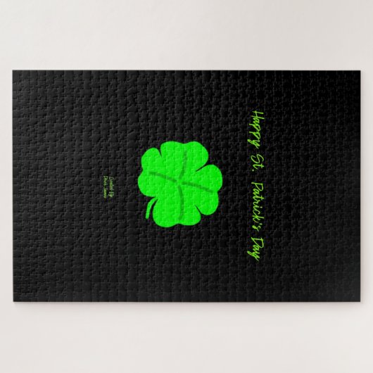 Happy St. Patrick's Day Puzzel 20 "X 30" Legpuzzel (Horizontaal)
