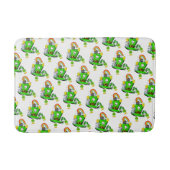 Happy St. Patrick's Day Rabbit Bathmats Badmat (Voorkant)