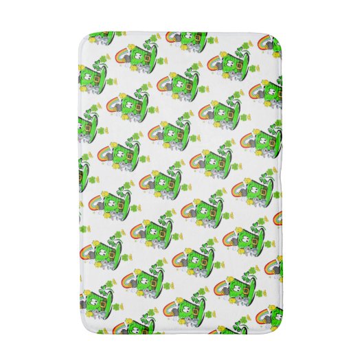 Happy St. Patrick's Day Rabbit Bathmats Badmat (Voorkant Verticaal)
