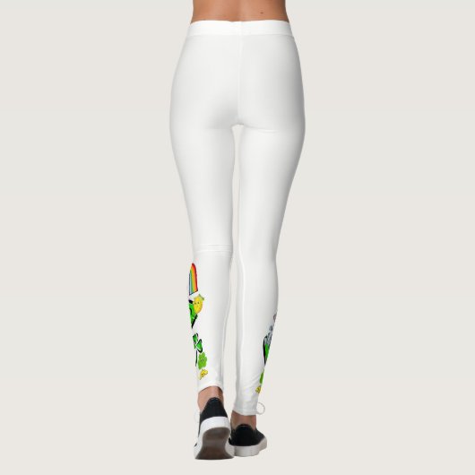 Happy St. Patrick's Day Rabbit Leggings (Achterkant)