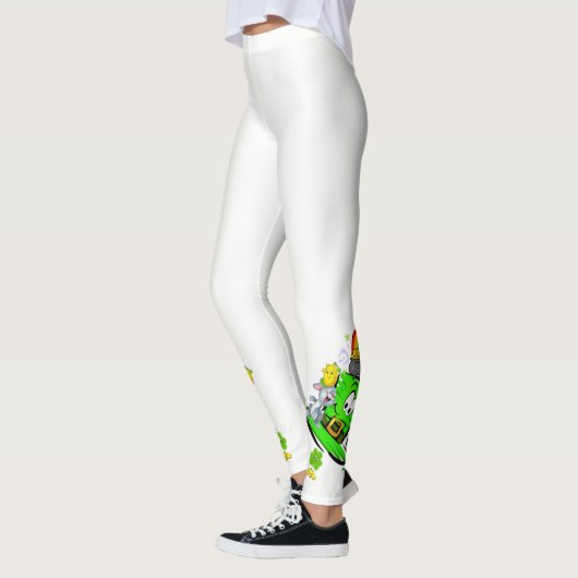 Happy St. Patrick's Day Rabbit Leggings (Links)