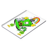 Happy St. Patrick's Day Rabbit Notebook Notitieboek (Linkerzijde)