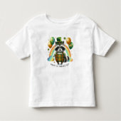 Happy St. Patrick's Day Raccoon Kinder Shirts (Voorkant)