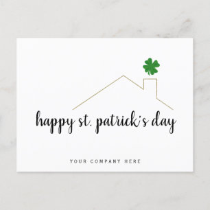 Happy St. Patrick's Day Real Estate Farming Briefkaart