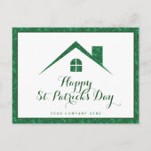Happy St. Patrick's Day Real Estate House Briefkaart (Voorkant)