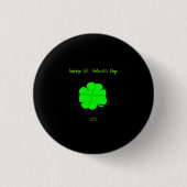 Happy St. Patrick's Day Ronde Button (Voorkant)