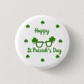 Happy St Patrick's Day Ronde Button 3,2 Cm (Voorkant)