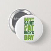 Happy St. Patrick's Day Ronde Button 5,7 Cm (Voorkant /achterkant)
