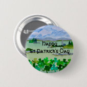 Happy St Patrick's Day Ronde Button 5,7 Cm (Voorkant /achterkant)