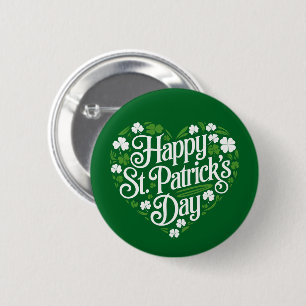 Happy St Patrick's Day Ronde Button 5,7 Cm