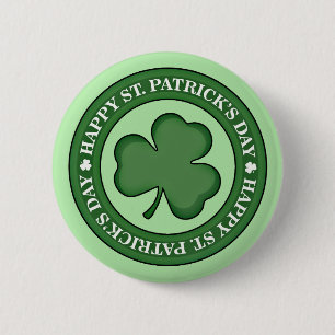 Happy St. Patricks Day Ronde Button 5,7 Cm
