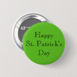 Happy St. Patrick's Day Ronde Button 5,7 Cm