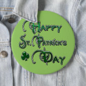 Happy St Patricks Day Ronde Button 6,0 Cm (In situ)