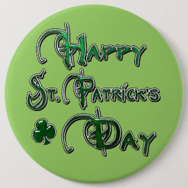 Happy St Patricks Day Ronde Button 6,0 Cm