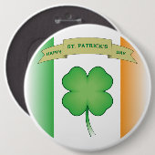 Happy St. Patrick's Day Ronde Button 6,0 Cm (Voorkant /achterkant)