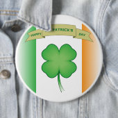 Happy St. Patrick's Day Ronde Button 6,0 Cm (In situ)