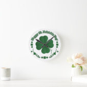 Happy St. Patrick's Day Ronde Klok (Huis)