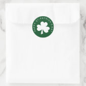 Happy St. Patrick's Day Ronde Sticker (Tas)