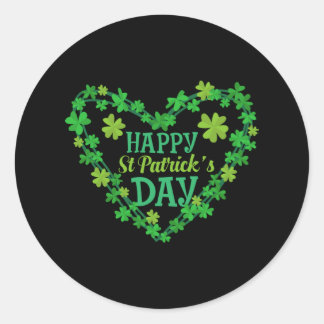 Happy St Patrick's Day Ronde Sticker