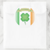 Happy St. Patrick's Day Ronde Sticker (Tas)