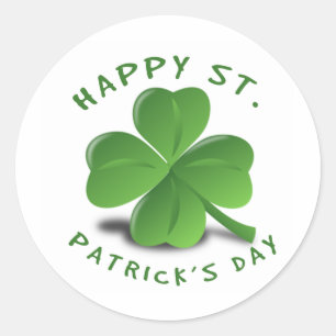 Happy St. Patrick's Day Ronde Sticker