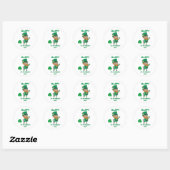 Happy St Patrick's Day Ronde Sticker (Vel)