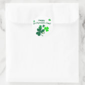 Happy St. Patrick's Day Ronde Sticker (Tas)
