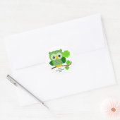 Happy St. Patrick's Day Ronde Sticker (Envelop)