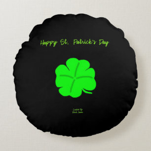 Happy St. Patrick's Day Round Sierkussen Rond Kussen