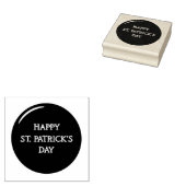 Happy St Patrick's Day Rubberstempel (Gestempeld)