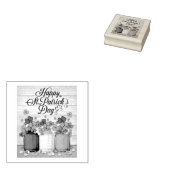 Happy St Patrick's Day Rubberstempel (Gestempeld)