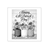 Happy St Patrick's Day Rubberstempel (Afrduk)