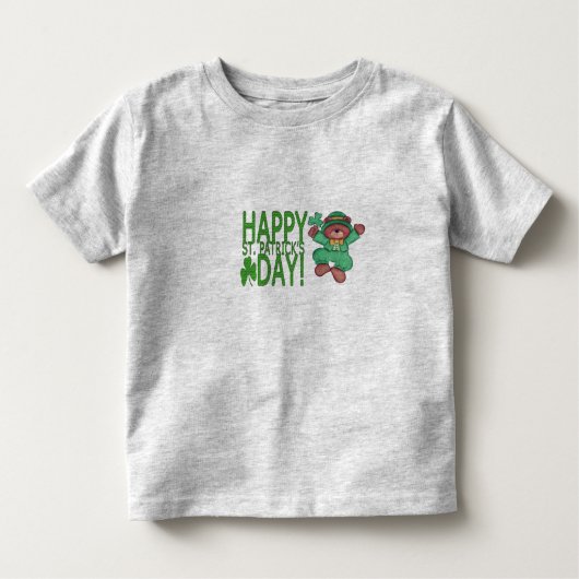 Happy St. Patrick's Day Ruffle T-shirt (Voorkant)