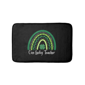 Happy St Patricks Day Schattige Een Gelukkig Leraa Badmat