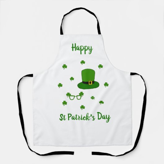 Happy St Patrick's Day Schort (Voorkant)