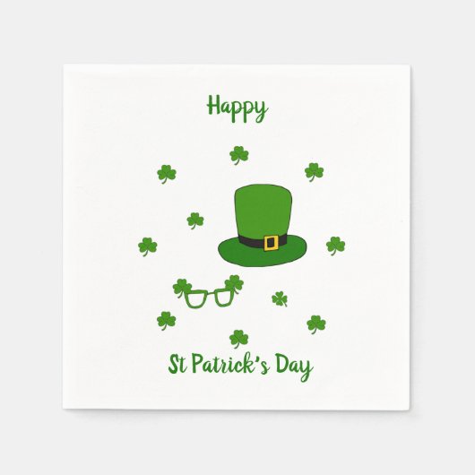 Happy St Patrick's Day Servet (Voorkant)