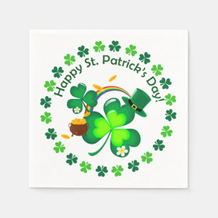Happy St. Patrick's Day Servetten