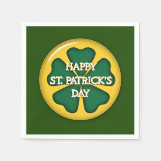 Happy St. Patrick's Day Servetten (Voorkant)