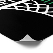 Happy St Patricks Day Shamrock basketball player n Poster (Hoek)