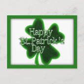 Happy St. Patricks Day Shamrock Briefkaart (Voorkant)