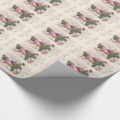  Happy St Patricks Day Shamrock Champagne Cadeaupapier (Hoek)