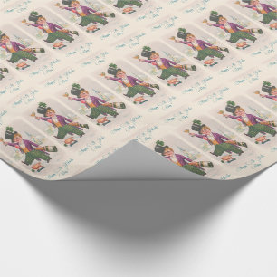  Happy St Patricks Day Shamrock Champagne Cadeaupapier