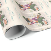 Happy St Patricks Day Shamrock Champagne Cadeaupapier (Rol Hoek)