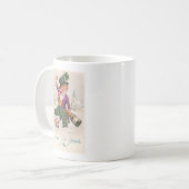  Happy St Patricks Day Shamrock Champagne Koffiemok (Voorkant links)