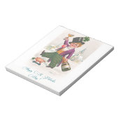  Happy St Patricks Day Shamrock Champagne Notitieblok (Linkerzijde)