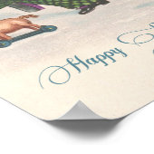 Happy St Patricks Day Shamrock Champagne Poster (Hoek)