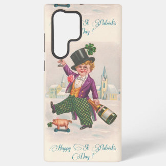  Happy St Patricks Day Shamrock Champagne Samsung Galaxy Hoesje